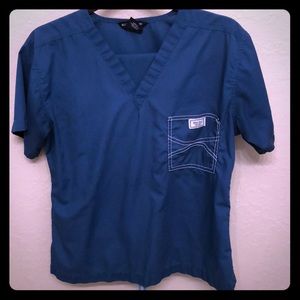 Blue Sky scrubs.